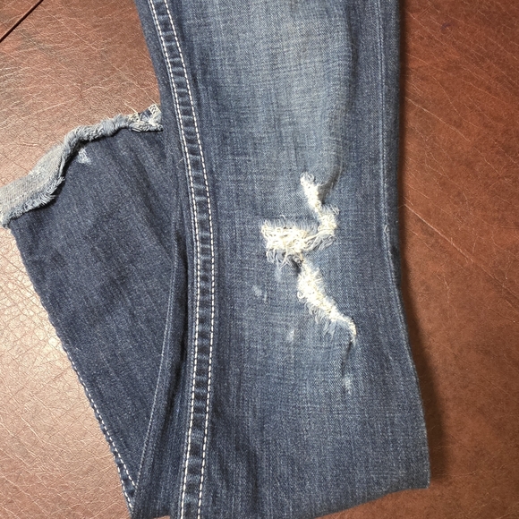 BKE Stella Women's Ankle Distressed Denim Jeans - Picture 4 of 5